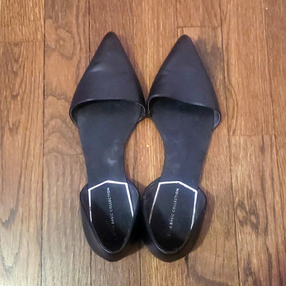 Zara pointy flats